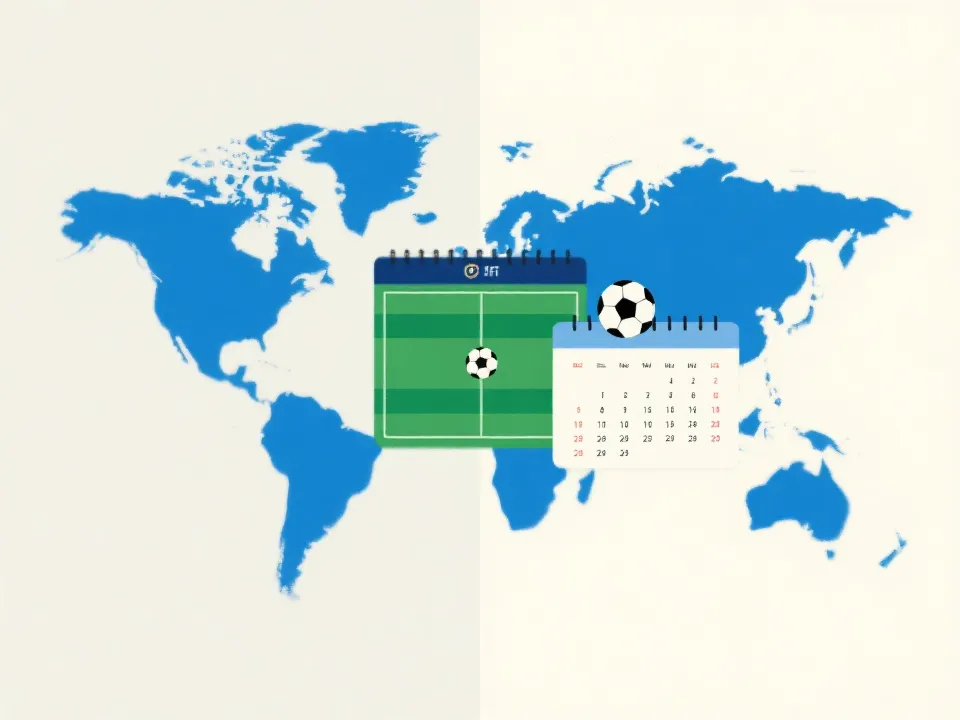 世界杯赛程与时区信息示意图
